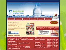 Tablet Screenshot of getraenke-ackermann.net